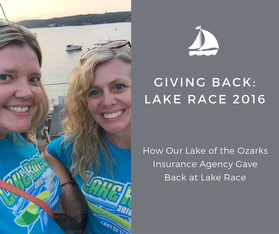 Giving Back-Lake Race 2016